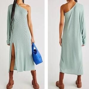 Free People Beach Kara Maxi Dress In Mint Green Size Large